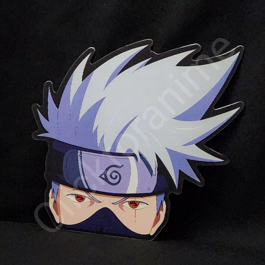 Naruto Shippuden: Kakashi Hatake 3D Moving Sticker Head kawai Lenticular Decal