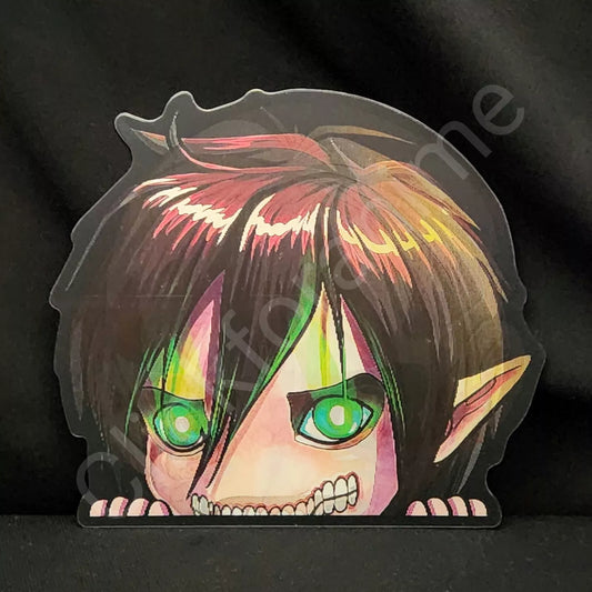 Attack on Titan Heads 3D Moving Sticker Anime Manga Lenticular Decal Kawaii