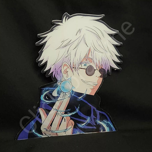 Jujutsu Kaisen: Satoru Gojo , 3D Moving Sticker, Anime Manga Lenticular Decal JJK