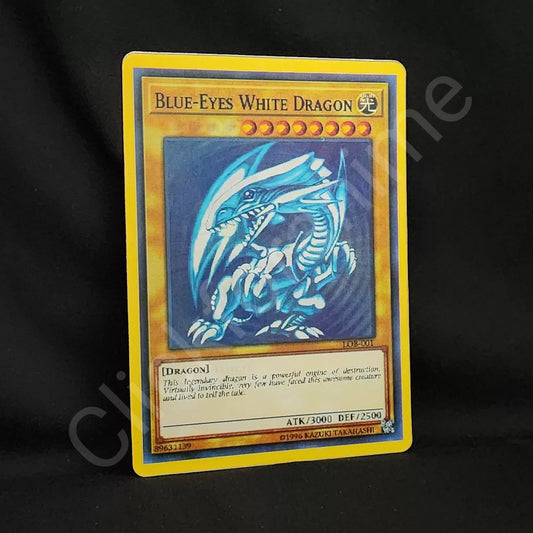 Yu-Gi-Oh! Blue Eyes White Dragon Card 3D Moving Sticker Anime Lenticular Decal Laptop notebook