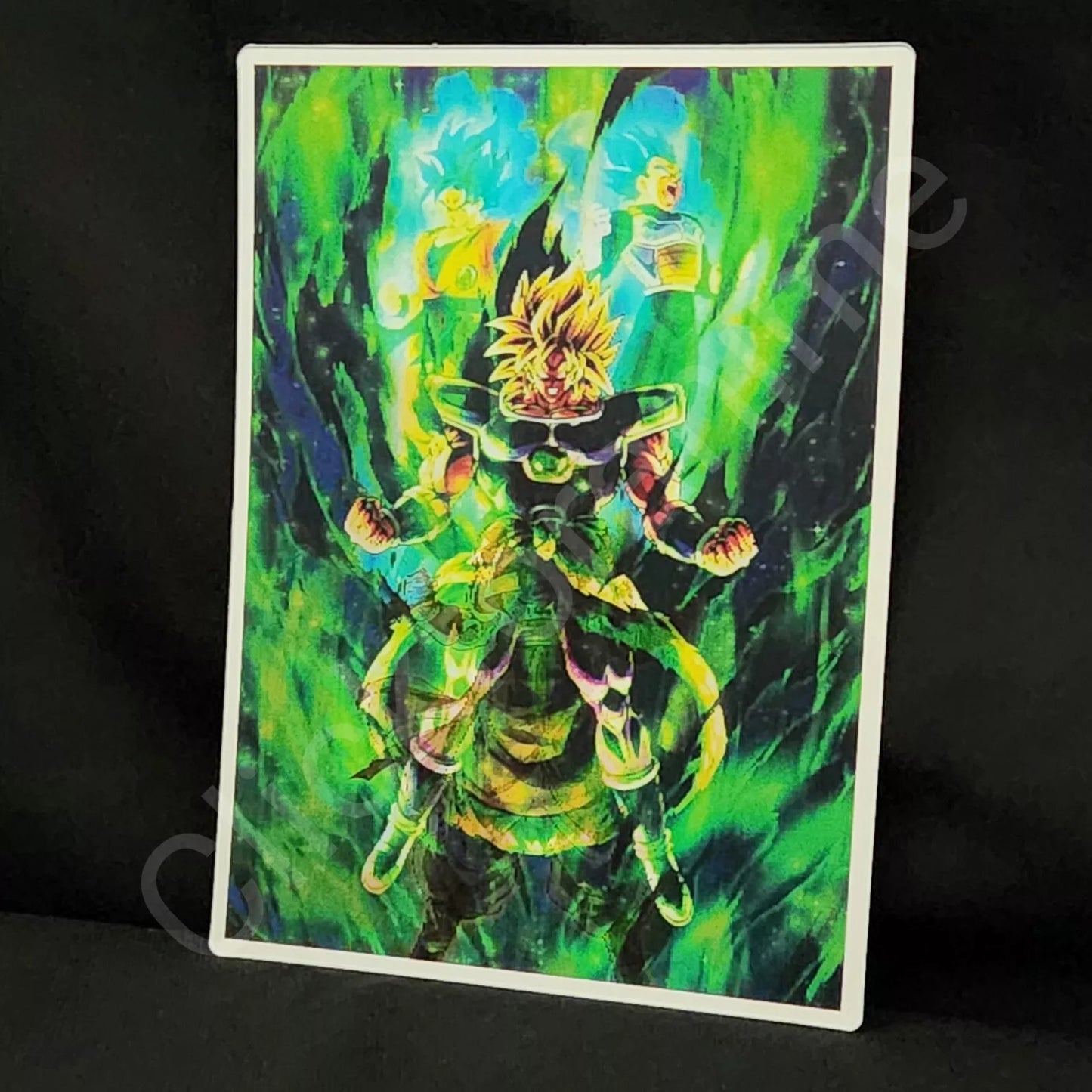 Dragon Ball Z : Broly Gogeta 3D Moving Sticker Lenticular Car Decal