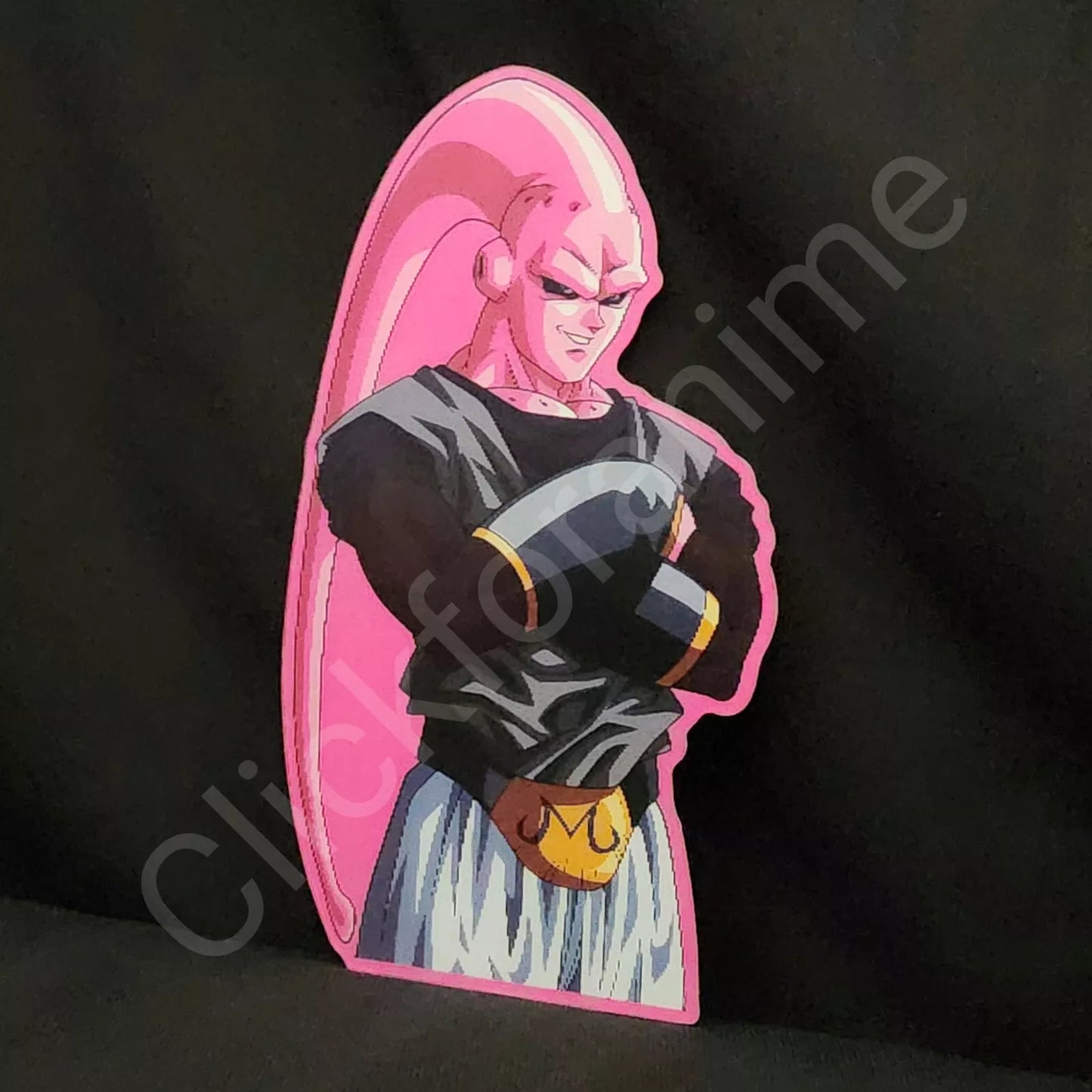 Dragon Ball Z : Majin Bu 3D Moving Sticker Anime Lenticular Car Laptop Decal