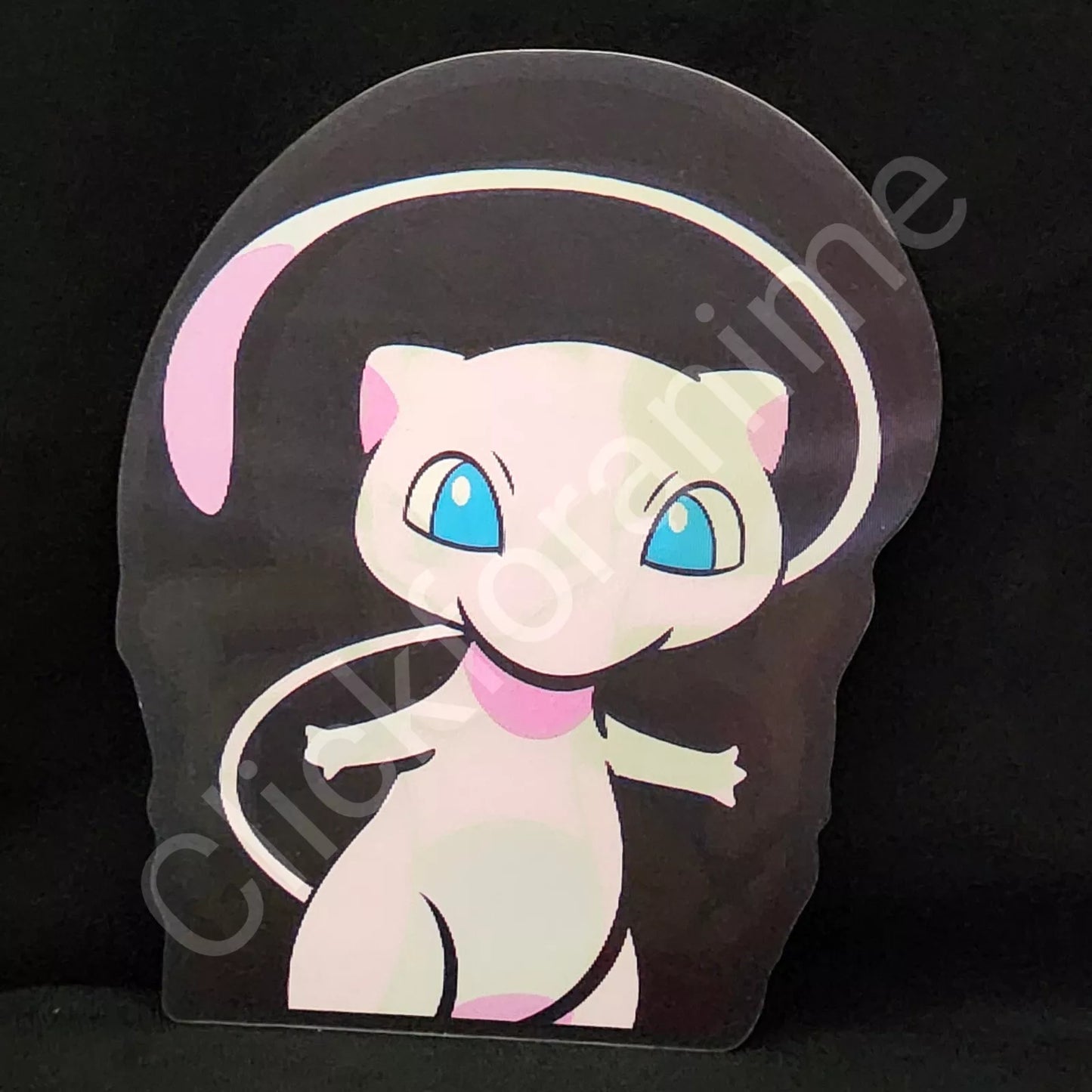 Pokemon: Mew + Mewtwo 3D Moving Car Sticker Lenticular Laptop Car Decal