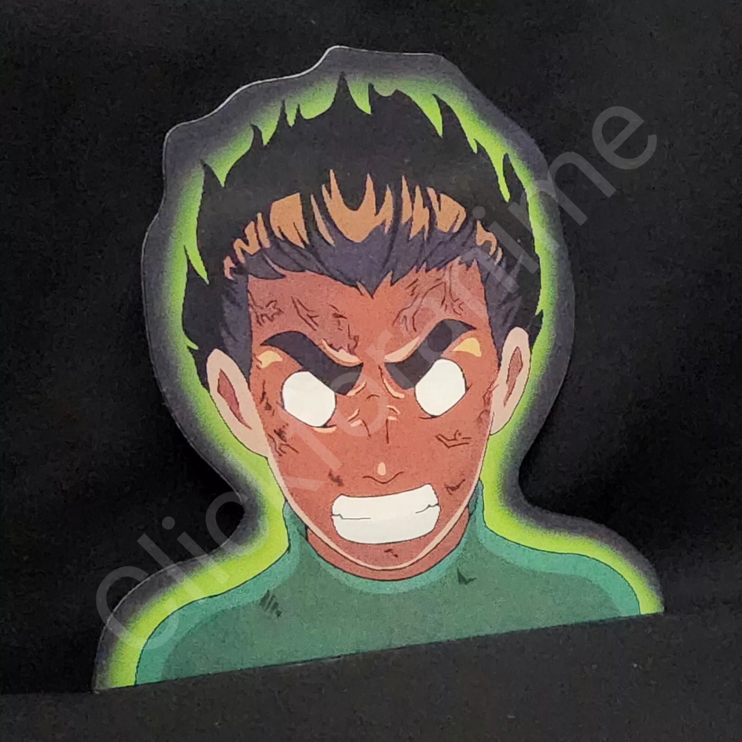 Naruto Shippuden: Rock Lee 3D Moving Sticker Lenticular Car Laptop Decal