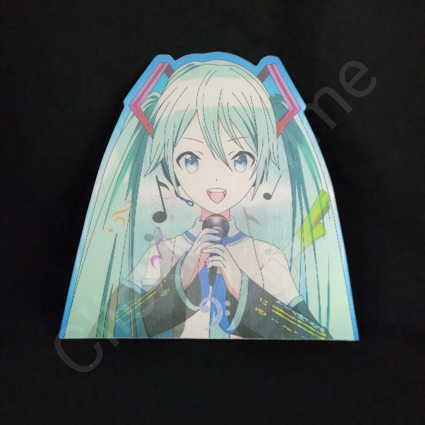 Hatsune Miku 3D Motion Moving Large Sticker Lenticular Vocaloid Car Cute Kawaii