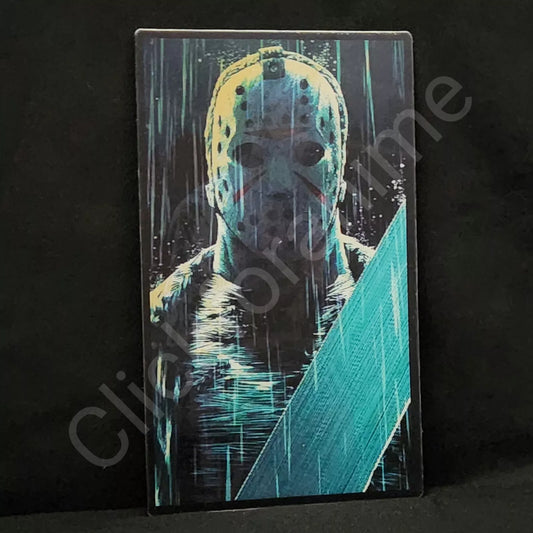 Horror Friday the 13th Jason 3D Moving Sticker Lenticular Decal Car Slasher