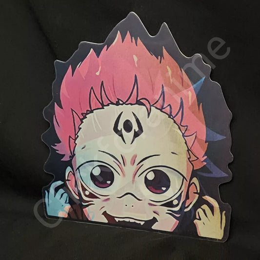 Jujutsu Kaisen 3D Moving Sticker Anime Lenticular Decal Sukana Gojo Megumi Kawai JJK