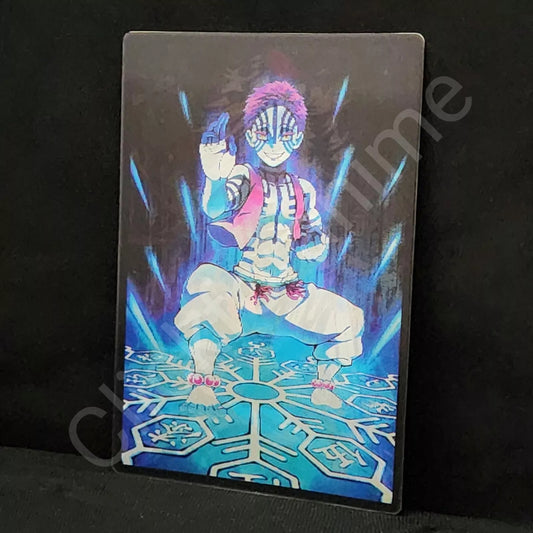 Demon Slayer: Akaza Muzen Kokushibo 3D Moving Sticker Lenticular Decal
