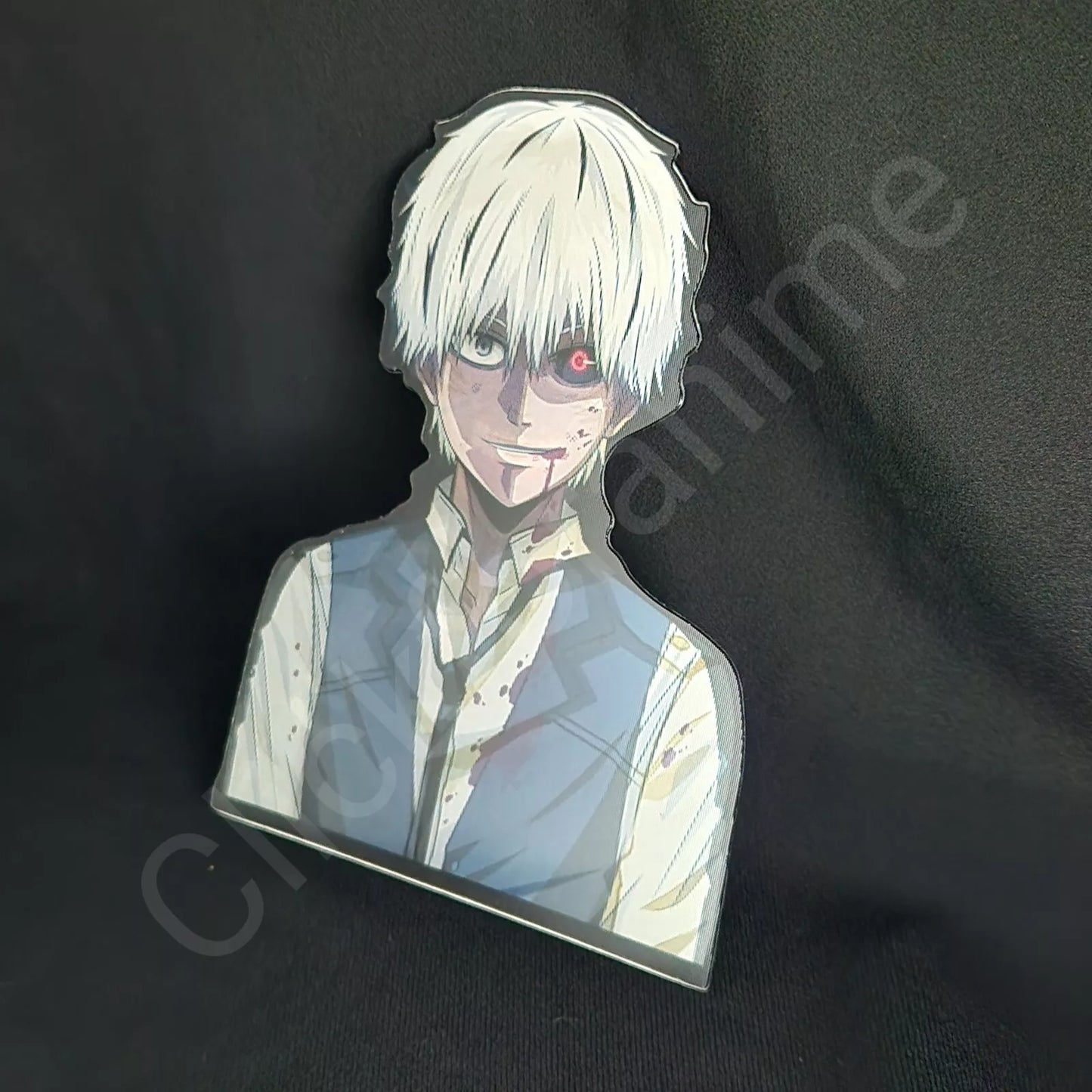 Tokyo Ghoul: Kaneki Ken 3D Motion Moving Sticker Anime Manga Lenticular Decal