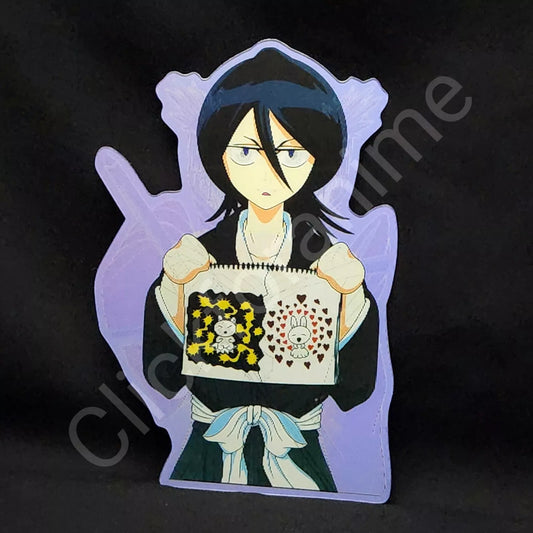 Bleach: Rukia Kuchiki 3D Moving Sticker Anime Manga Lenticular Decal Bankai