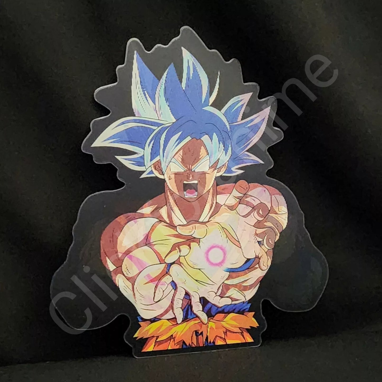 Dragon Ball Z Goku Saiyan Ultra instinct 3D Moving Sticker Lenticular Decal