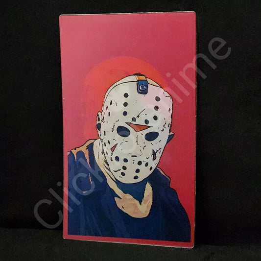 Horror Friday the 13th Jason 3D Moving Sticker Lenticular Car laptop Decal