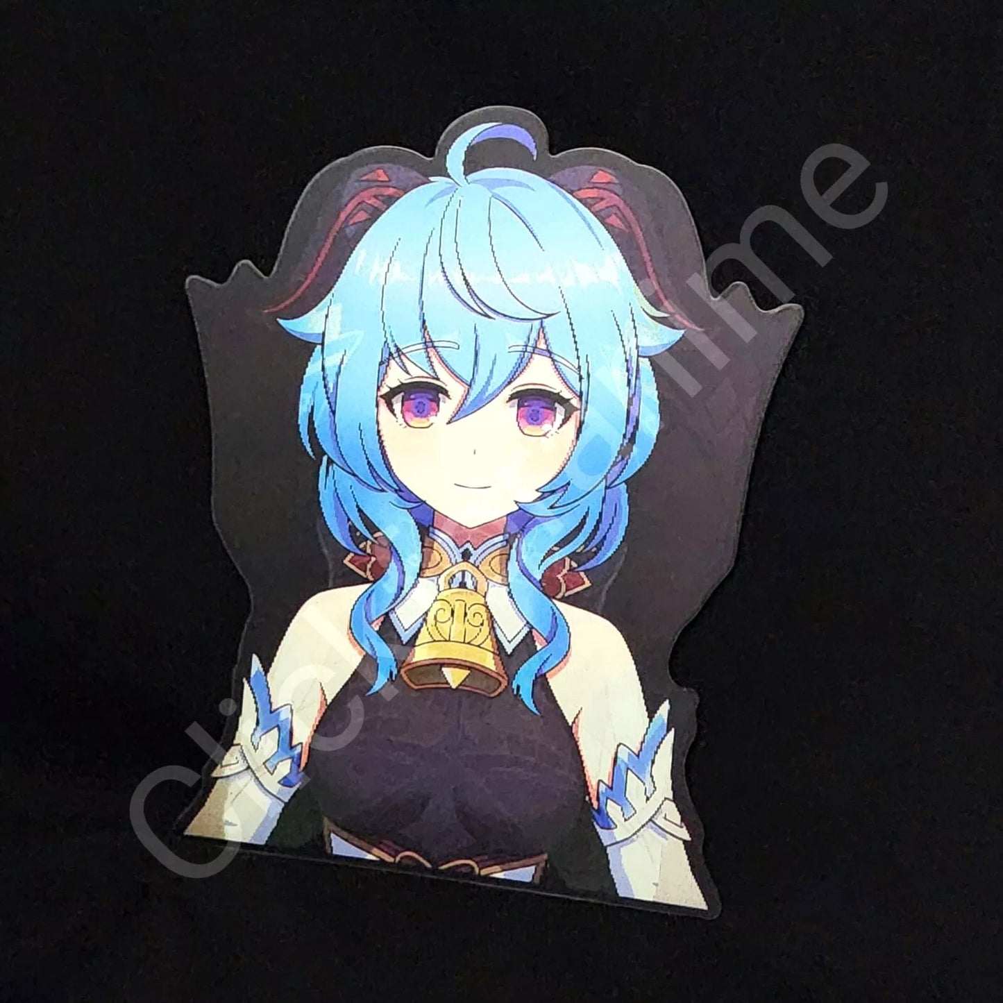 Genshin Impact:  Ganyu  3D Motion Moving Laptop Sticker Cute Lenticular Decal