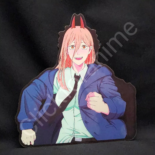 Chainsaw Man: Power Denji 3D Moving Sticker Lenticular Anime Decal