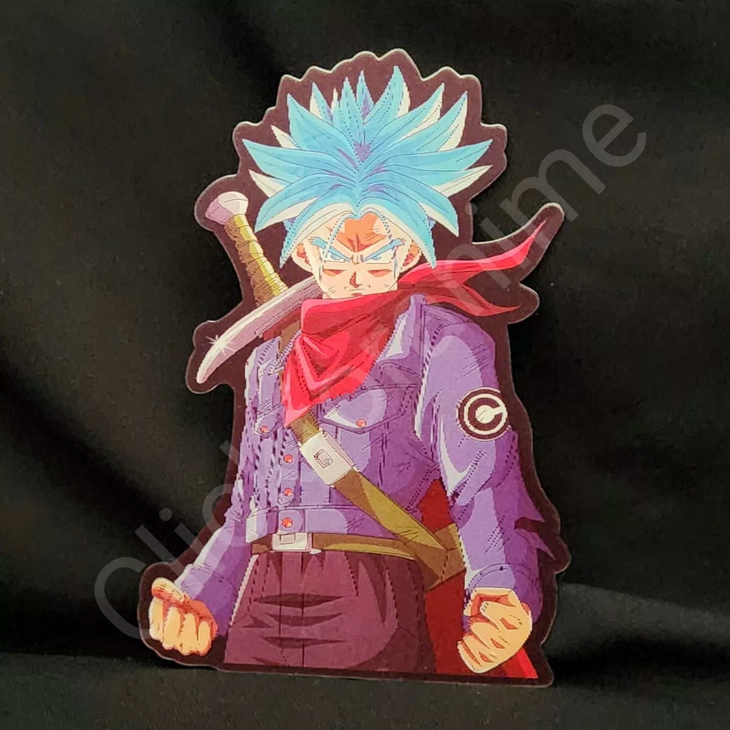 Dragon Ball Z : Trunks 3D Moving Sticker Anime Manga Lenticular Car Laptop Decal