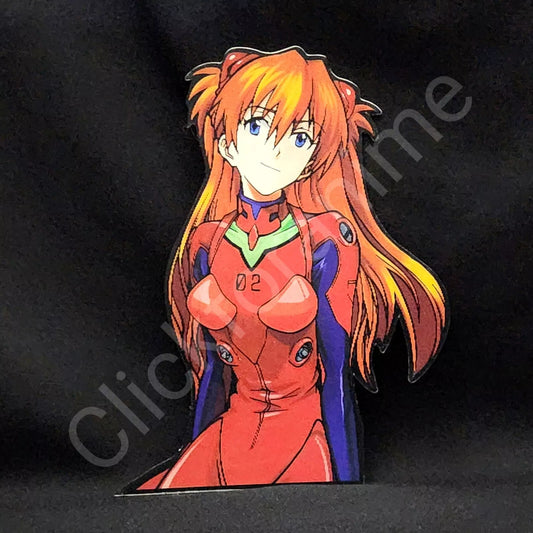 Neon Genesis Evangelion Asuka Langley Soryu 3D Moving Sticker Lenticular Decal