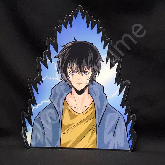 Solo Leveling Sung Jin-woo 3D Moving Sticker Lenticular Decal Anime Laptop Car