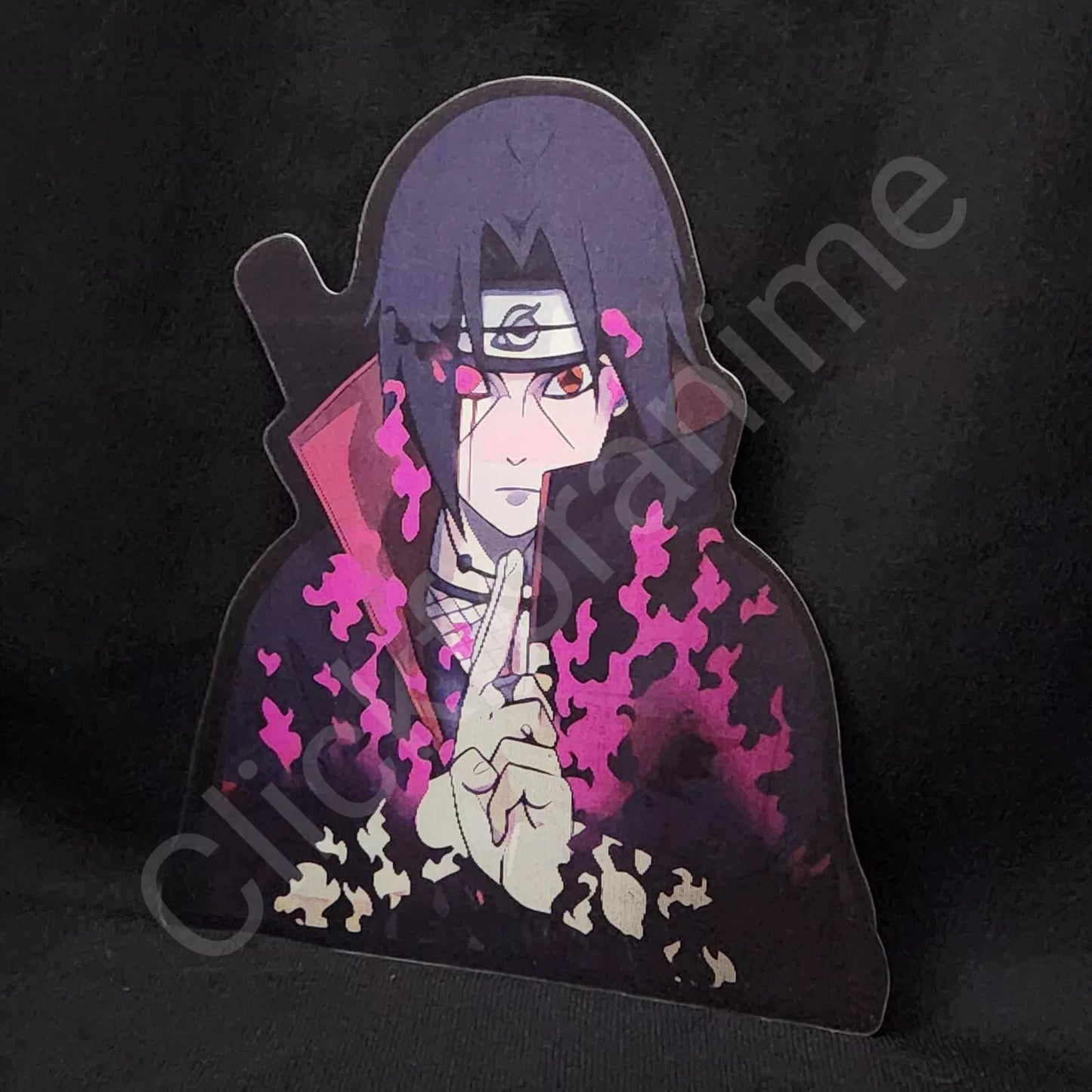 Naruto Shippuden: Itachi Uchiha 3D Moving Sticker Anime Lenticular Decal