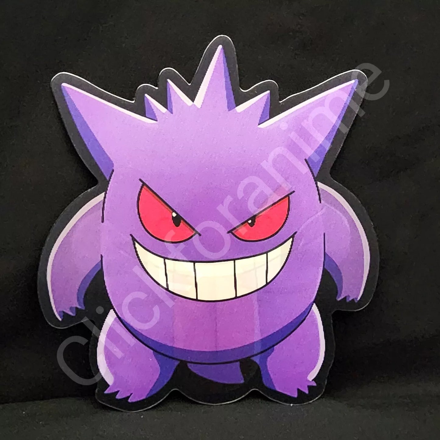 Pokemon: Gengar 3D Moving Car Sticke Lenticular Laptop Car Decal