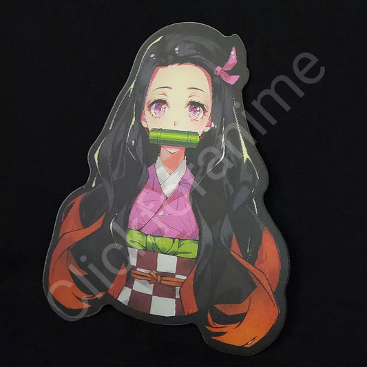 Demon Slayer: Nezuko Kamado 3D Moving Sticker Lenticular Anime Decal Kawaii