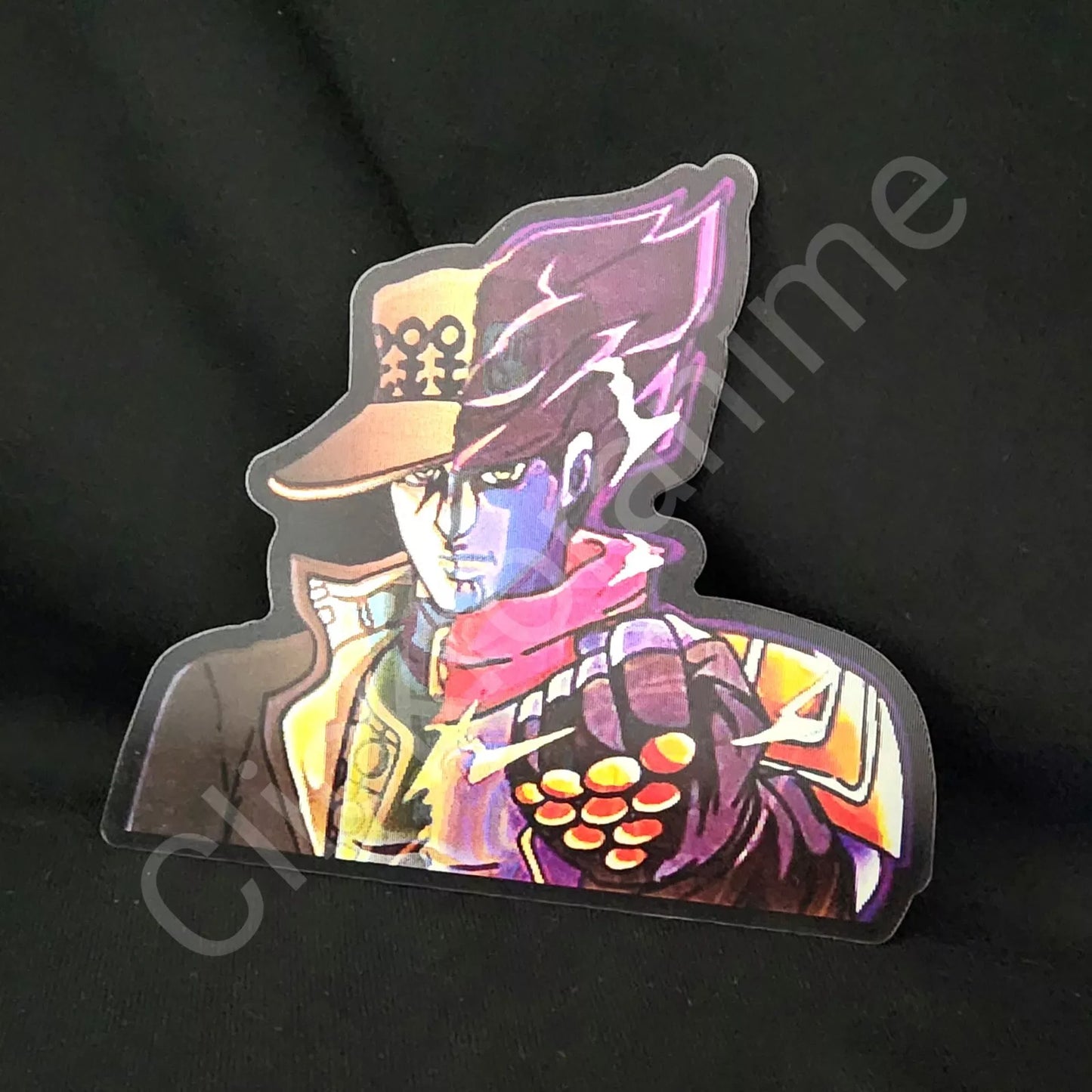 JoJo's Bizarre Adventure: Jotaro Kujo 3D Moving Sticker Lenticular Anime Decal