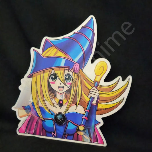 Yu-Gi-Oh! Dark Magician Girl 3D Moving Sticker - Anime Manga Lenticular Decal Car Laptop notebook