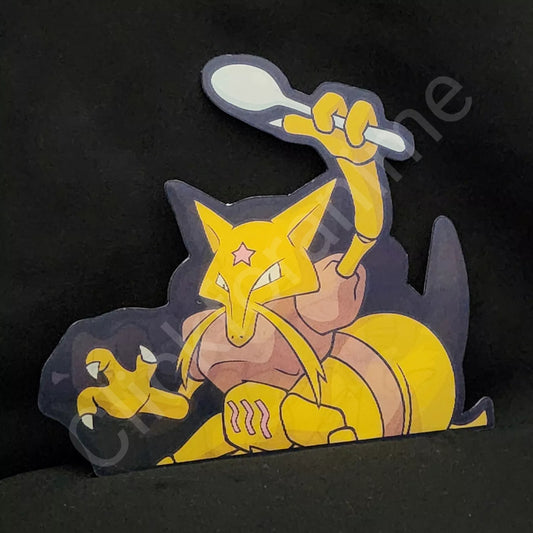 Pokemon: Abra Kadabra abracadabra 3D Moving Sticker Lenticular Decal