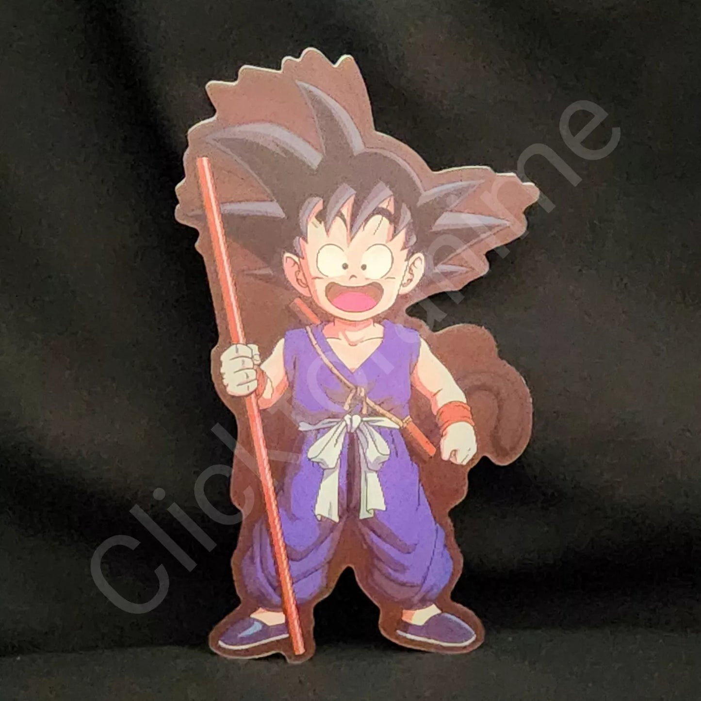 Dragon Ball Z: Young Goku 3D Moving Sticker Anime Lenticular Car Laptop Decal