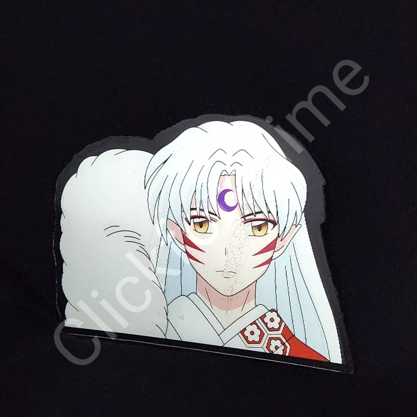 Inuyasha: sesshomaru 3D Moving Sticker Lenticular Anime Manga Decal Classic