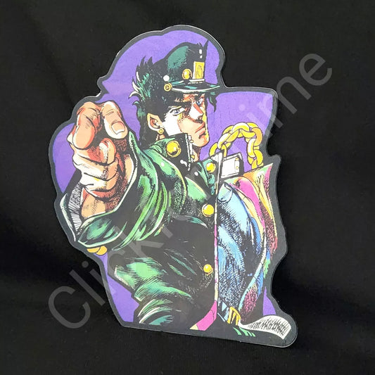 JoJo's Bizarre Adventure: Jotaro Kujo 3D Moving Sticker Anime Lenticular Decal