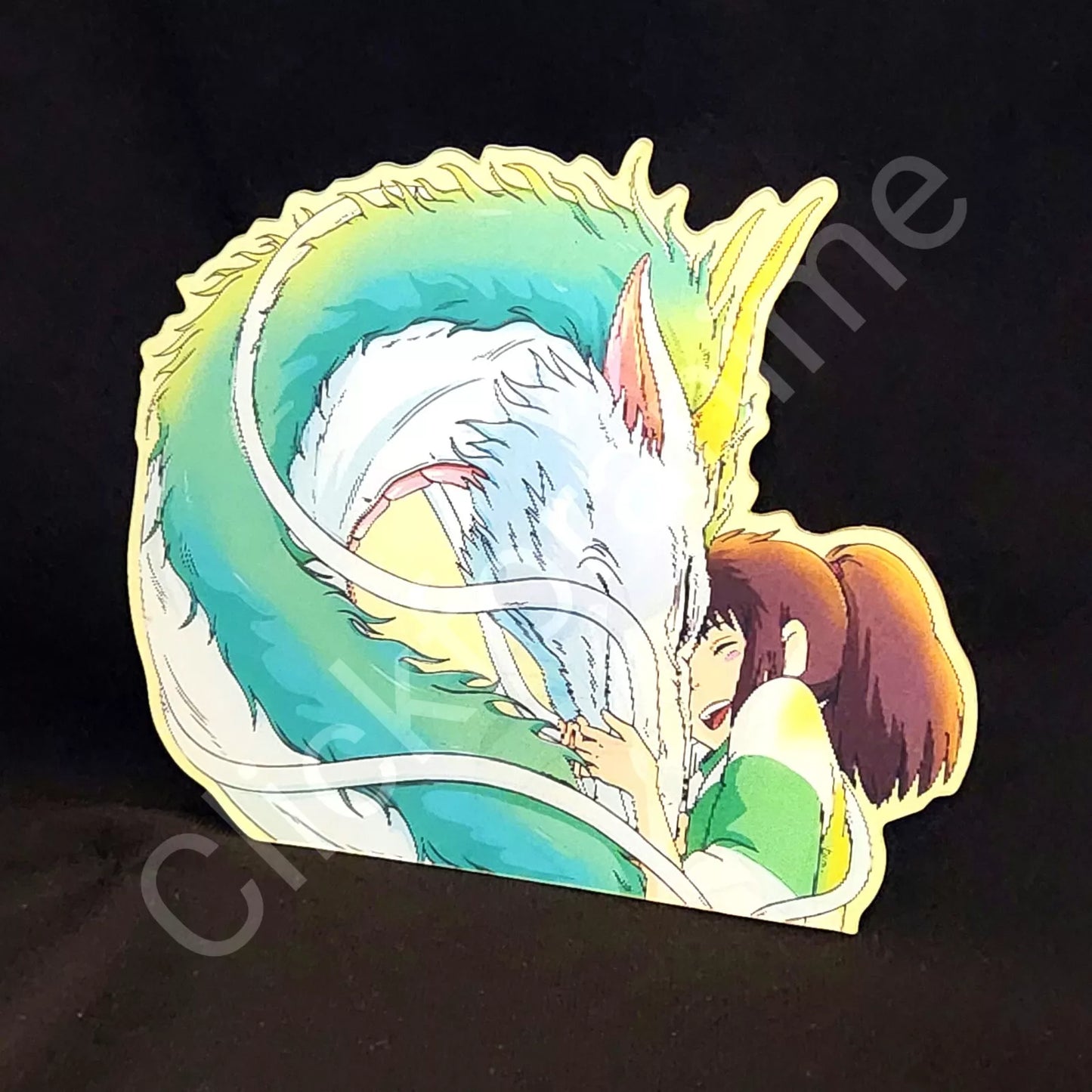 Spirited Away, Studio Ghibli 3D Moving Sticker Anime Manga Lenticular Decal Notebook Car Laptop