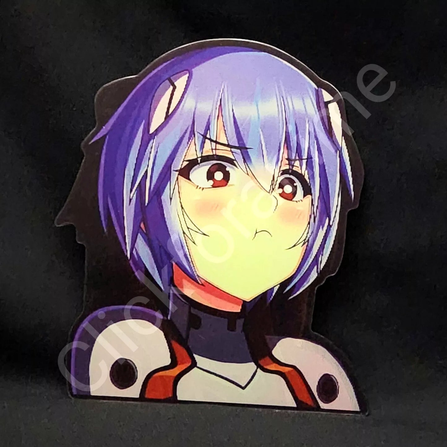 Neon Genesis Evangelion 3D Moving Sticker Lenticular Decal Asuka Langley Rei