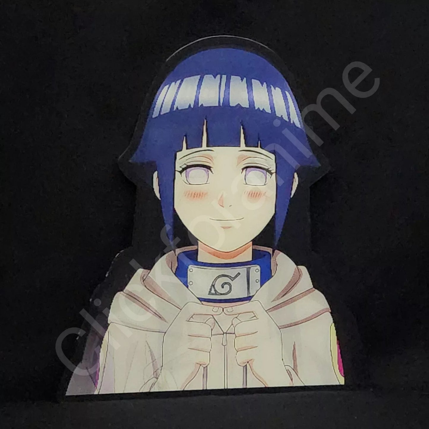 Naruto Shippuden: Hinata Hyuga 3D Moving Sticker, Anime Manga Lenticular Decal