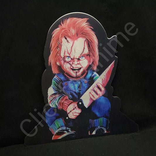 Horror Chucky 3D Moving Sticker Lenticular Decal Car Slasher Childs Play