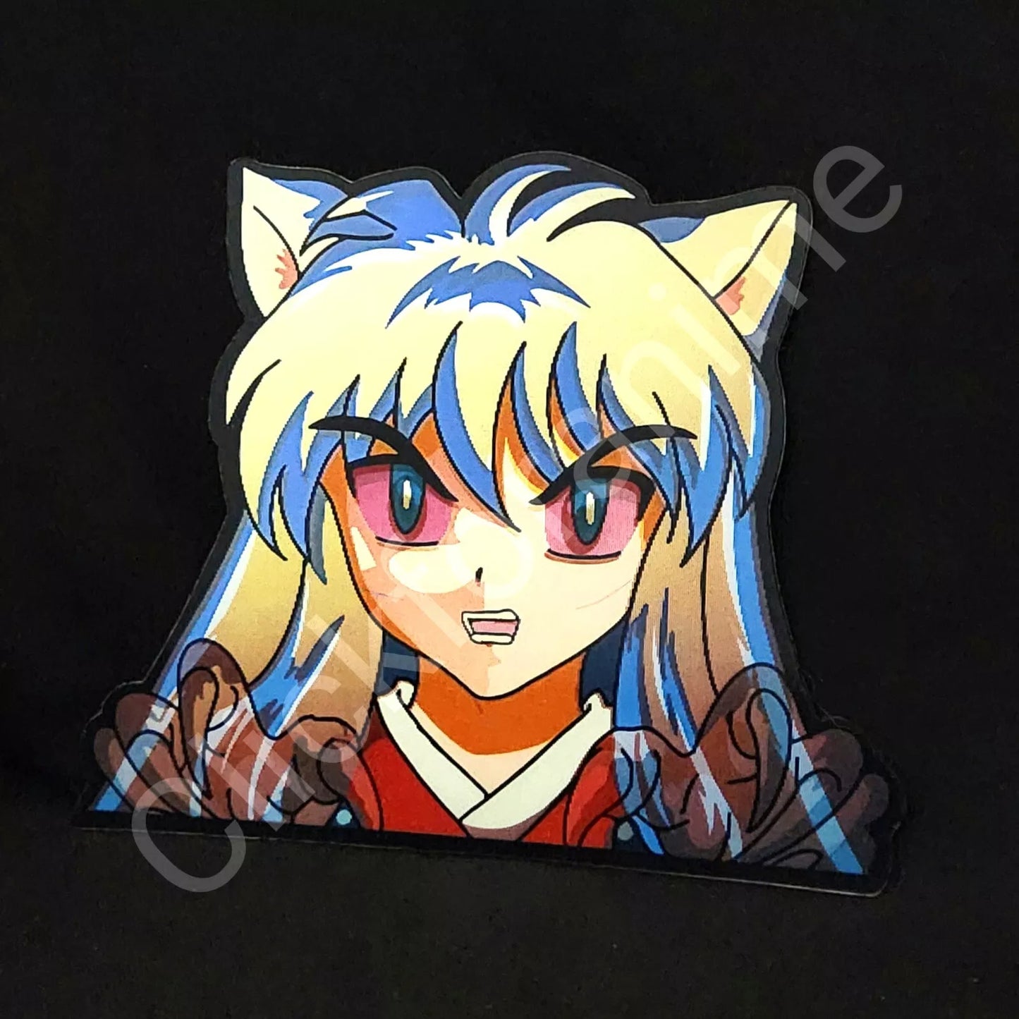 Inuyasha 3D Moving Sticker Lenticular Anime Manga Decal Classic