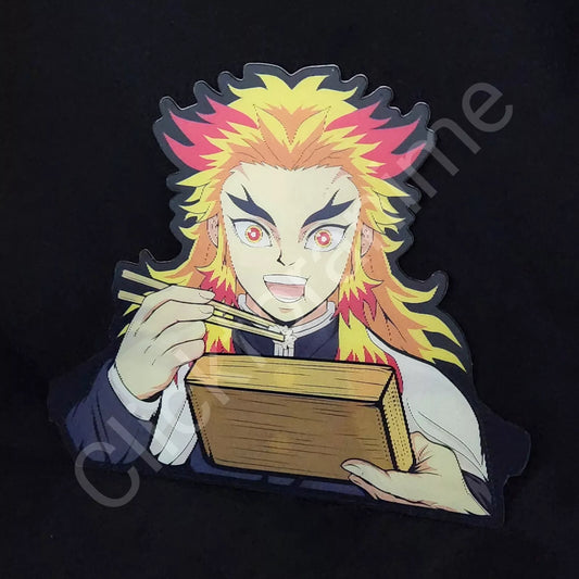 Demon Slayer: Kyojuro Rengoku 3D Moving Sticker Lenticular Anime Manga Decal