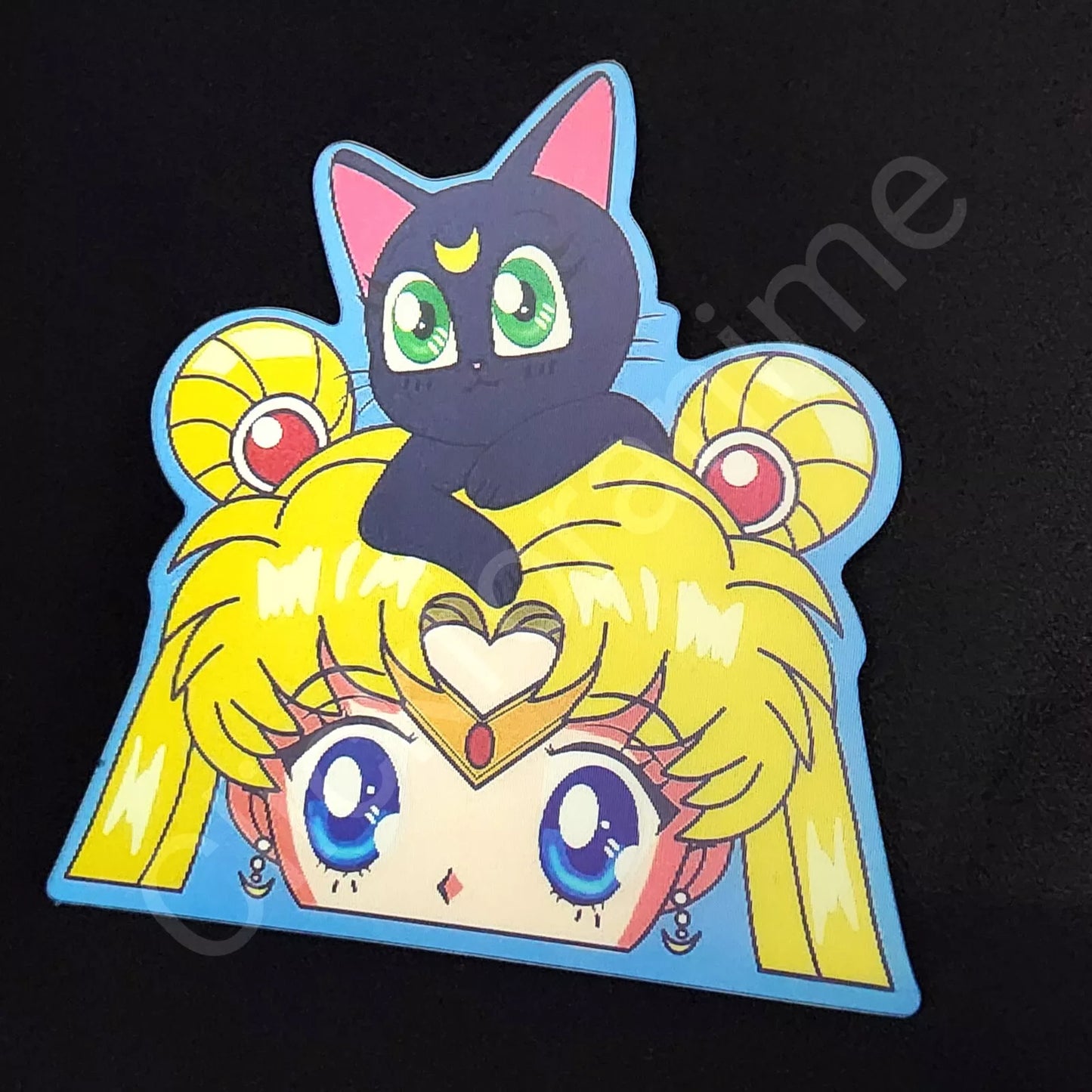 Sailor Moon 3D Motion Moving Sticker Anime Lenticular luna Decal