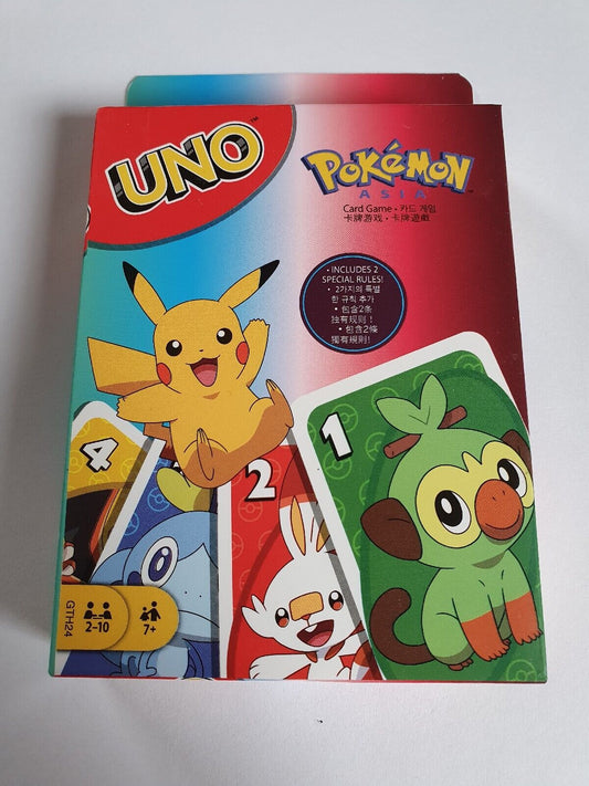 pokemon uno cards Playing Card Red 10 Set Excellent Greninja Japanese Made in Japan. UNO: Pokmon | Board game