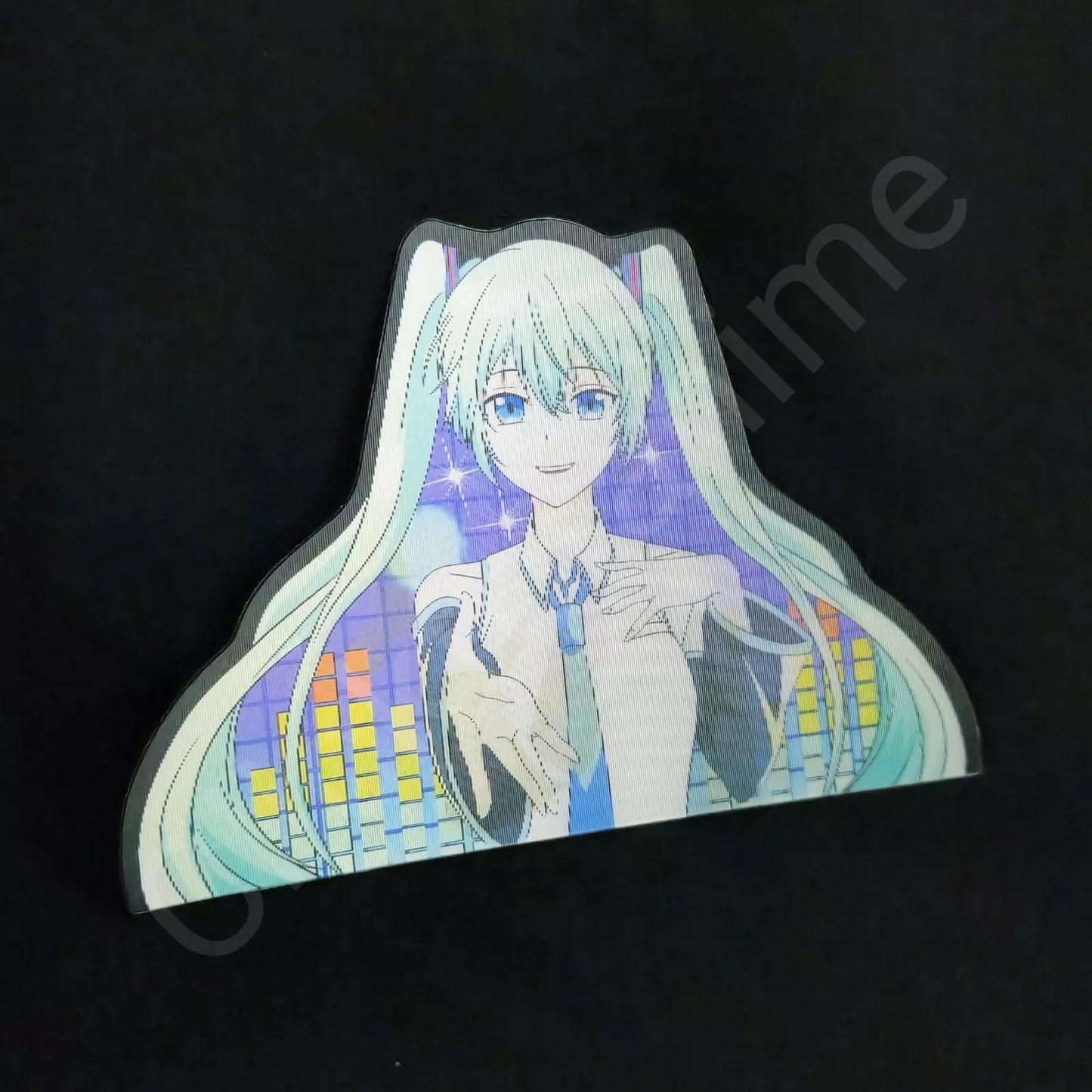 Hatsune Miku 3D Motion Moving Large Sticker Lenticular Vocaloid Car Kawai Decal