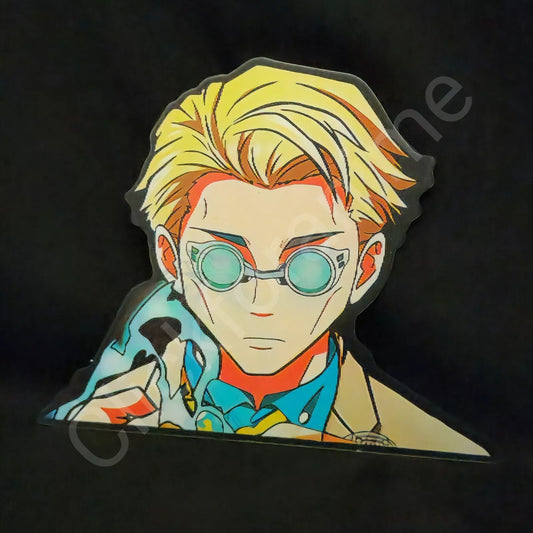 Jujutsu Kaisen: Kento Nanami 3D Moving Sticker Anime Manga Lenticular Decal JJK