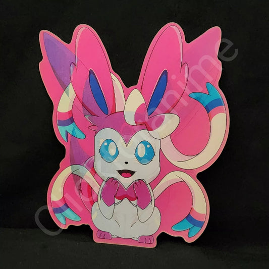 Pokemon: Umbreon Sylveon Espeon 3D Moving Sticker Lenticular Car Laptop Decal