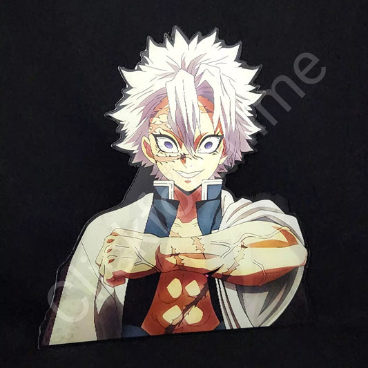 Demon Slayer: Sanemi Shinazugawa 3D Moving Sticker Lenticular Anime Manga Decal