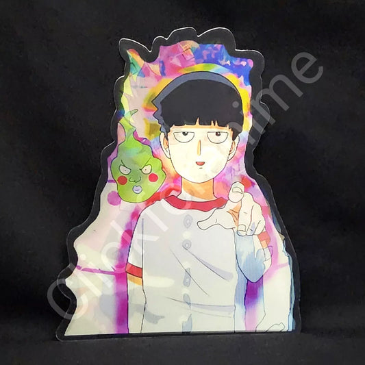 Mob Psycho 100 Kageyama 3D Motion Moving Sticker, Anime Manga Lenticuler Decal