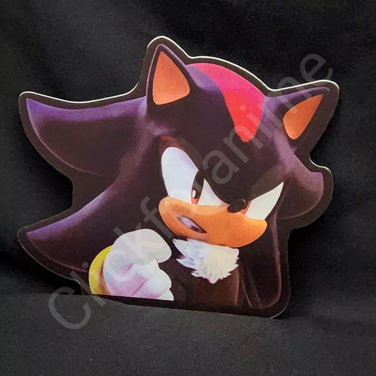 Shadow + Sonic Hedgehog 3D Moving Sticker Lenticular Decal Transform Car Laptop