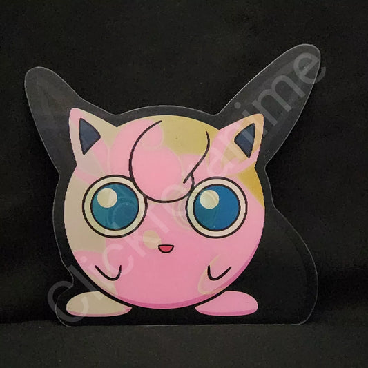 Pokemon: Jigglypuff Wigglytuf 3D Moving Sticker Lenticular Decal Kawaii Cute