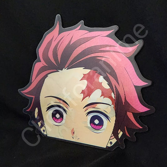 Demon Slayer: Tanjiro Kamado 3D Motion Moving Sticker Lenticular Anime Decal