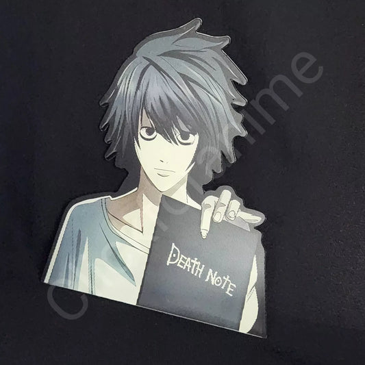 Death Note: L 3D Moving Sticker, Anime Manga Lenticular Car Laptop Decal