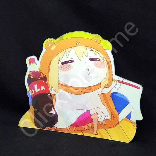 Himouto! Umaru-chan 3D Moving Sticker Holographic Lenticular Decal Kawaii