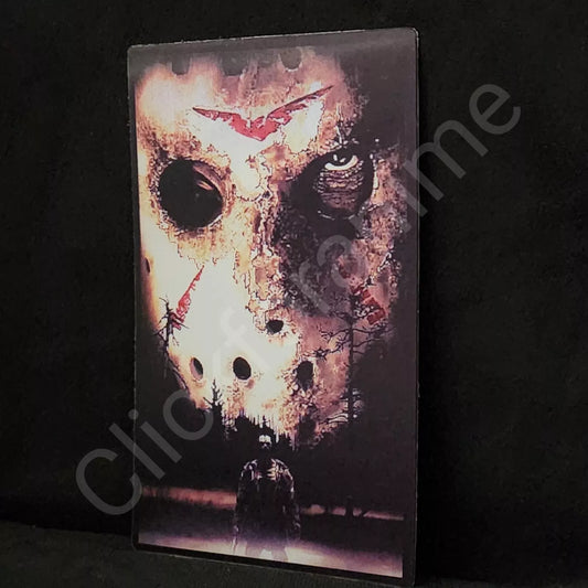 Horror Friday the 13th Jason 3D Moving Sticker Lenticular Car laptop Decal