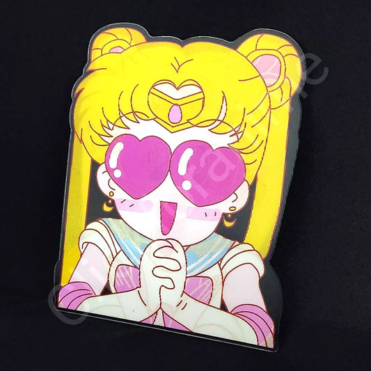 Sailor Moon 3D Moving Sticker Anime Manga Lenticular Car laptop Decal Cute Kawaii